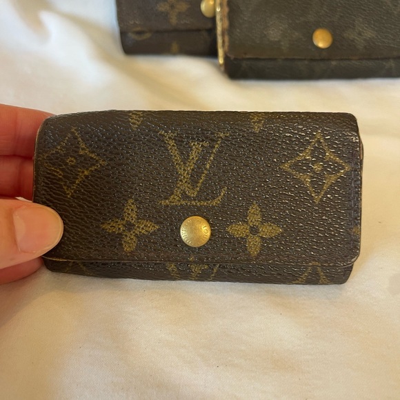 PROJECT BUNDLE of 3 Louis Vuitton Brown Monogram Key cases - Picture 2 of 15